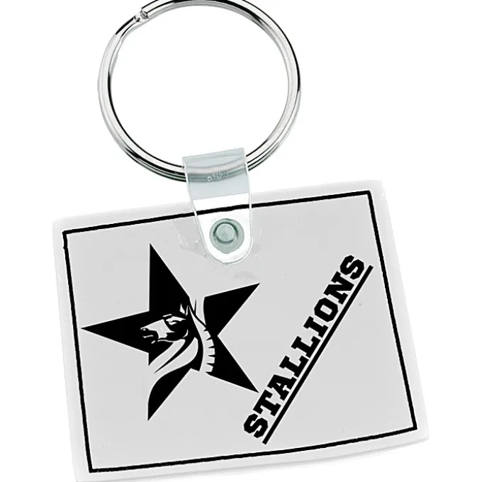 Wyoming Soft Keychain - Opaque