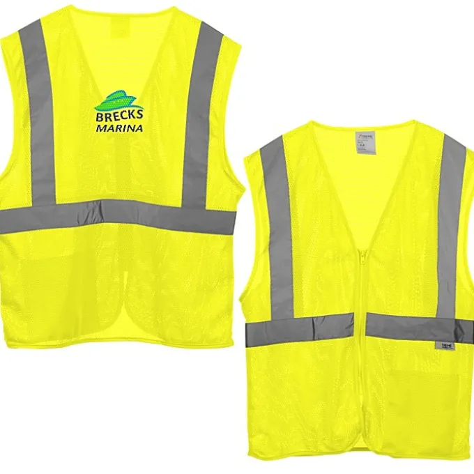 Xtreme Visibility Reflective Zip Mesh Vest