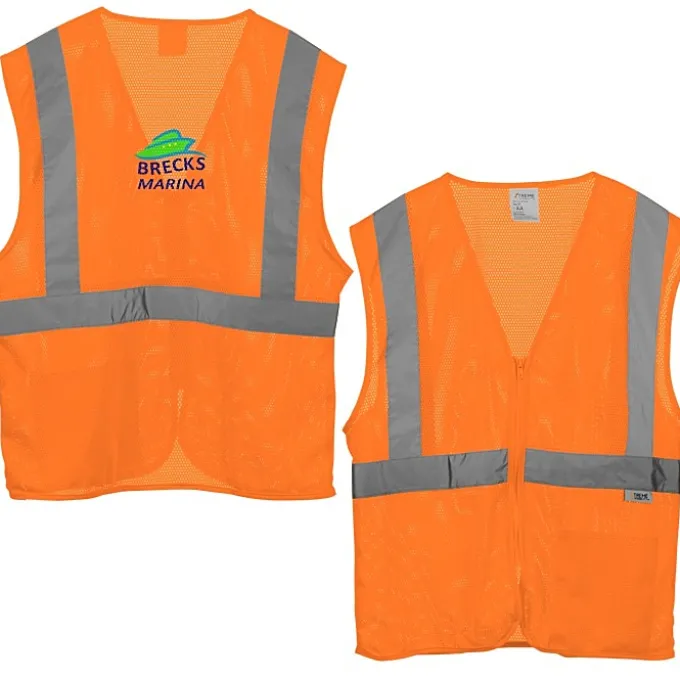 Xtreme Visibility Reflective Zip Mesh Vest
