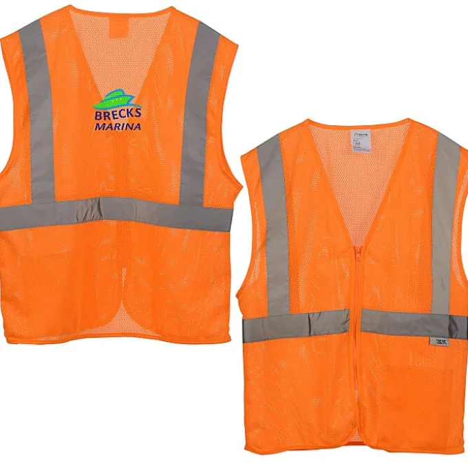 Xtreme Visibility Reflective Zip Mesh Vest