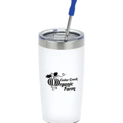 Yowie Vacuum Tumbler with Stainless Straw Set - 18 oz - Powder Coat