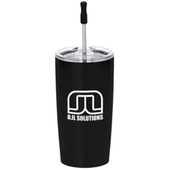 Yowie Vacuum Tumbler with Stainless Straw Set - 18 oz