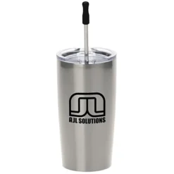 Yowie Vacuum Tumbler with Stainless Straw Set - 18 oz