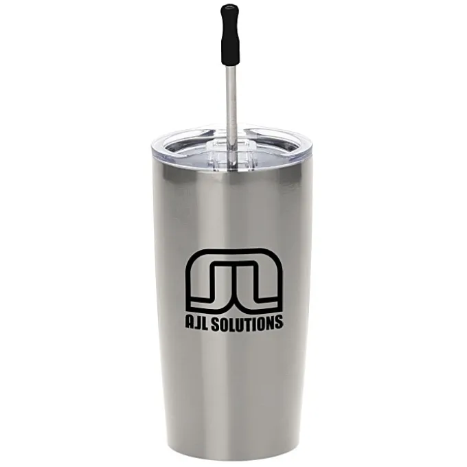Yowie Vacuum Tumbler with Stainless Straw Set - 18 oz