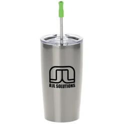 Yowie Vacuum Tumbler with Stainless Straw Set - 18 oz