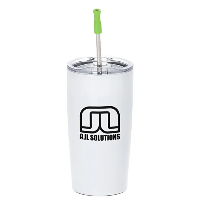 Yowie Vacuum Tumbler with Stainless Straw Set - 18 oz