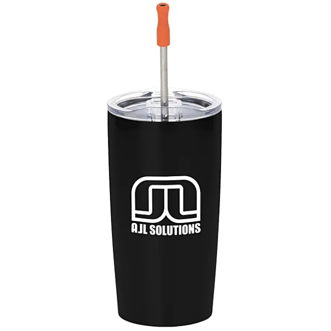 Yowie Vacuum Tumbler with Stainless Straw Set - 18 oz