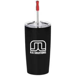 Yowie Vacuum Tumbler with Stainless Straw Set - 18 oz