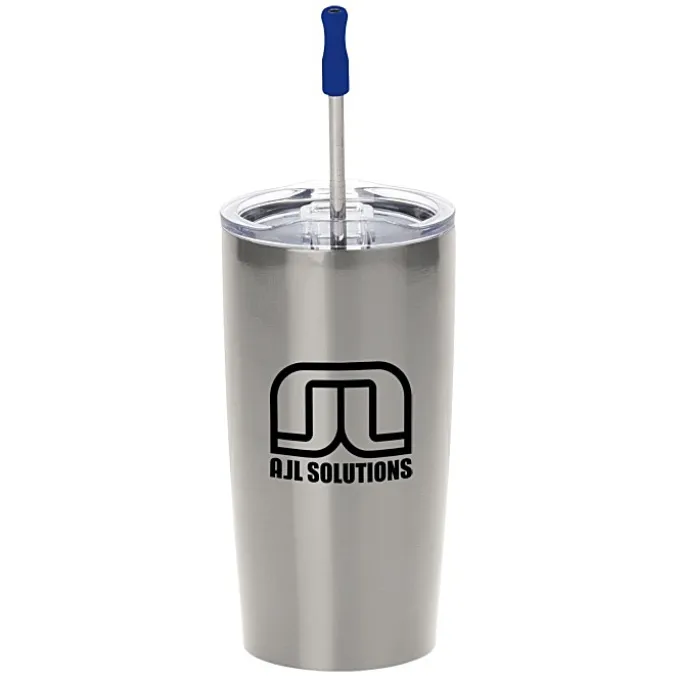 Yowie Vacuum Tumbler with Stainless Straw Set - 18 oz