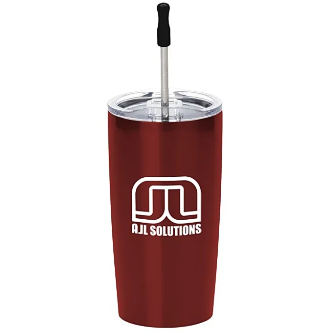 Yowie Vacuum Tumbler with Stainless Straw Set - 18 oz