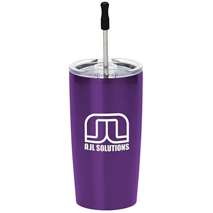 Yowie Vacuum Tumbler with Stainless Straw Set - 18 oz