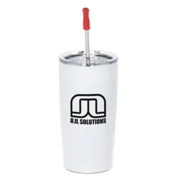 Yowie Vacuum Tumbler with Stainless Straw Set - 18 oz