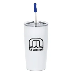 Yowie Vacuum Tumbler with Stainless Straw Set - 18 oz