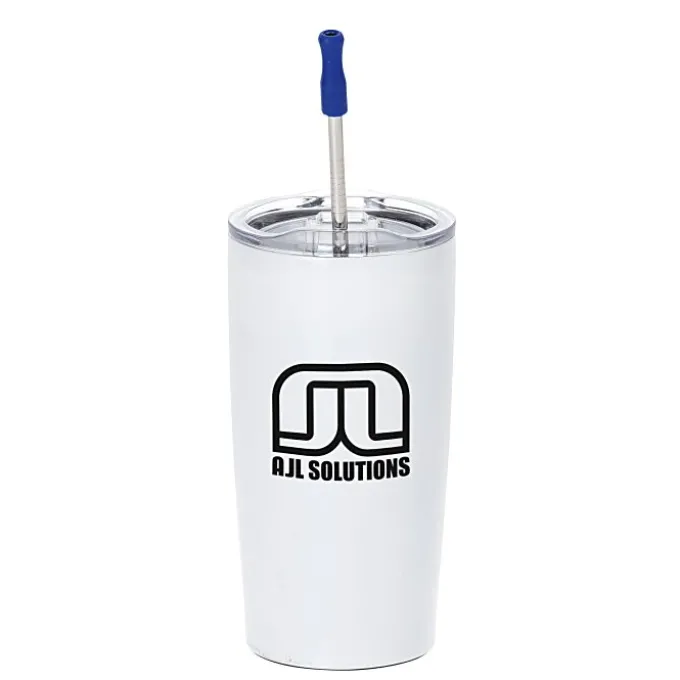 Yowie Vacuum Tumbler with Stainless Straw Set - 18 oz