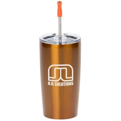 Yowie Vacuum Tumbler with Stainless Straw Set - 18 oz