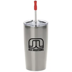 Yowie Vacuum Tumbler with Stainless Straw Set - 18 oz
