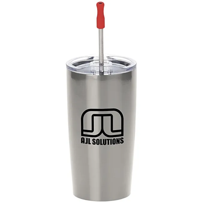 Yowie Vacuum Tumbler with Stainless Straw Set - 18 oz