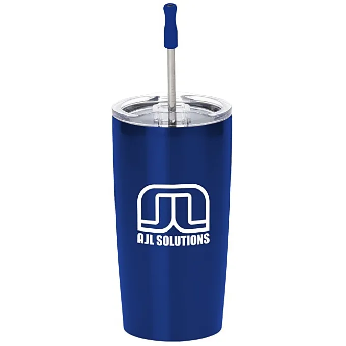 Yowie Vacuum Tumbler with Stainless Straw Set - 18 oz