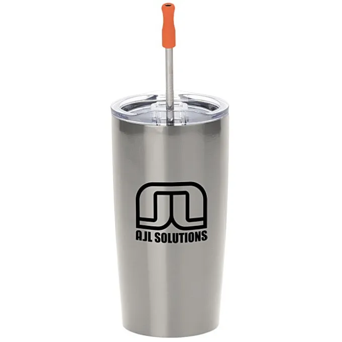 Yowie Vacuum Tumbler with Stainless Straw Set - 18 oz