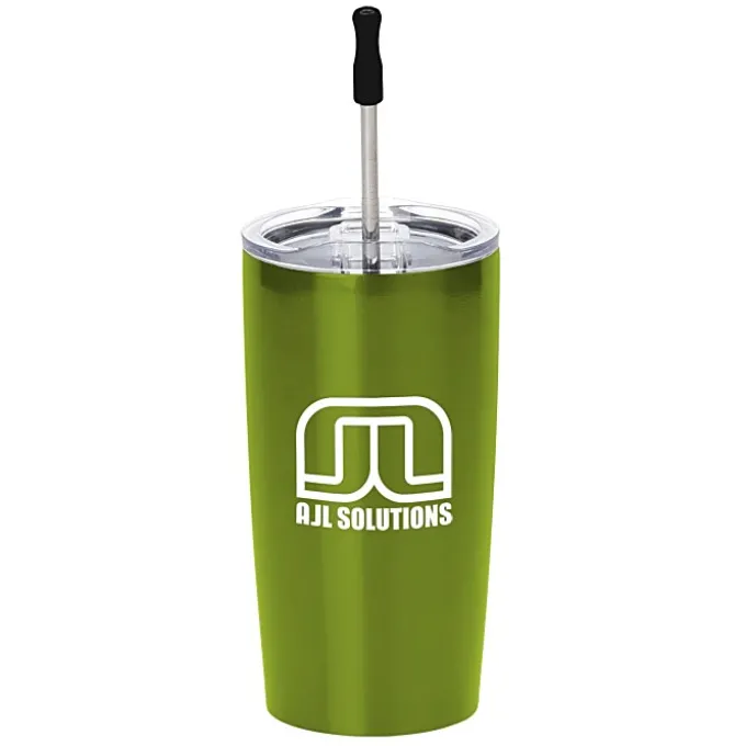 Yowie Vacuum Tumbler with Stainless Straw Set - 18 oz