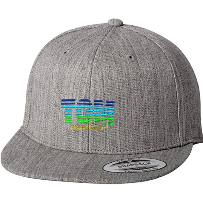 Yupoong Classic Flat Bill Snapback Cap