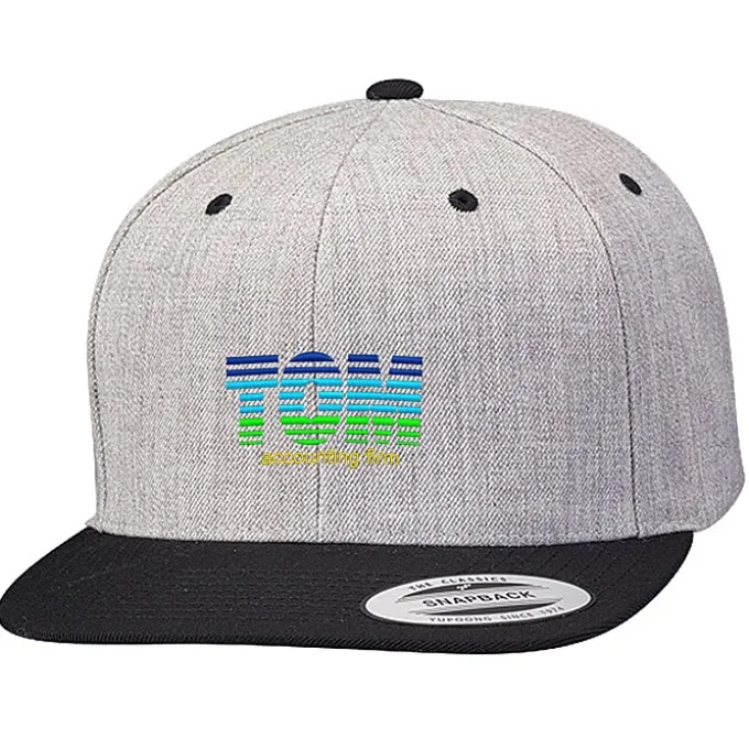 Yupoong Classic Flat Bill Snapback Cap