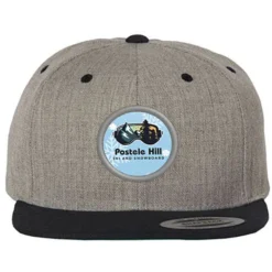 Yupoong Classic Flat Bill Snapback Cap - Full Color Patch