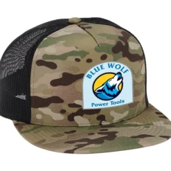 Yupoong Five Panel Classic Mesh Trucker Cap - Camo - Full Color