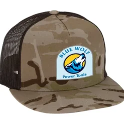 Yupoong Five Panel Classic Mesh Trucker Cap - Camo - Full Color