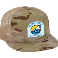 Yupoong Five Panel Classic Mesh Trucker Cap - Camo - Full Color