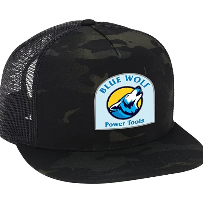 Yupoong Five Panel Classic Mesh Trucker Cap - Camo - Full Color