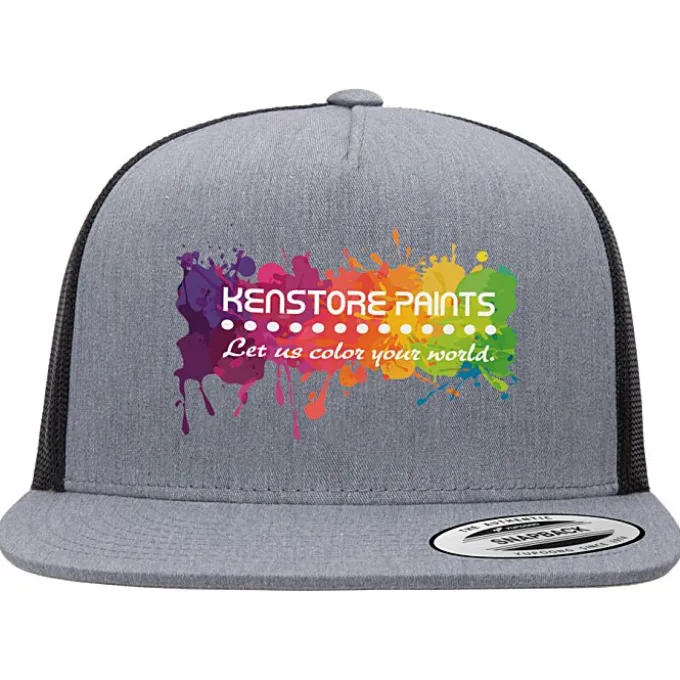 Yupoong Five Panel Classic Mesh Trucker Cap - Full Color