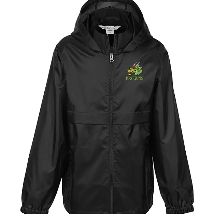 Zone Lightweight Hooded Jacket - Youth - Emb