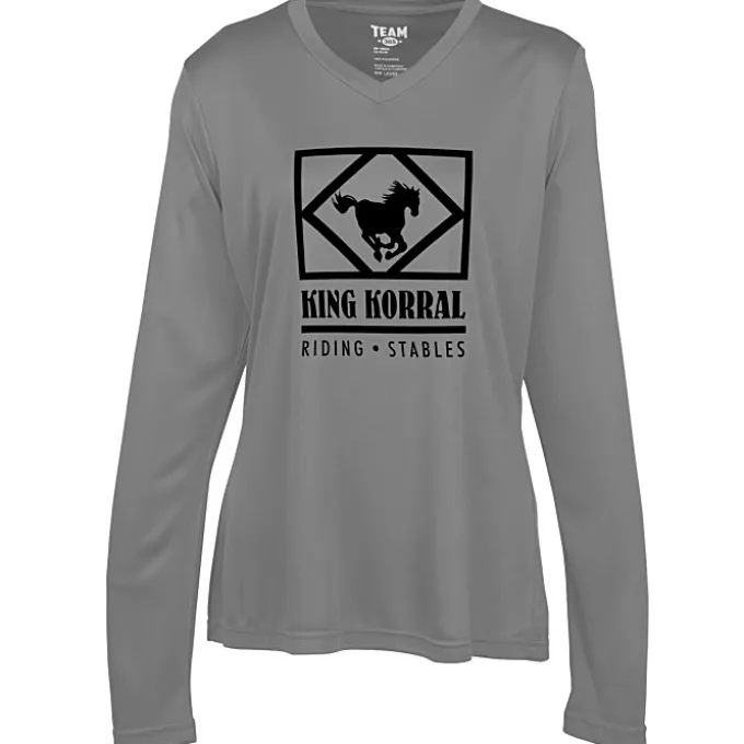 Zone Performance Long Sleeve Tee - Ladies' - Screen