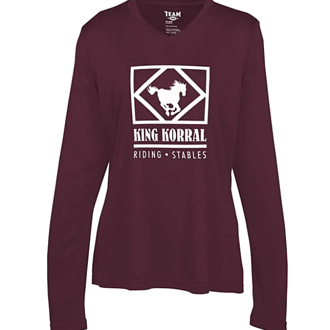 Zone Performance Long Sleeve Tee - Ladies' - Screen