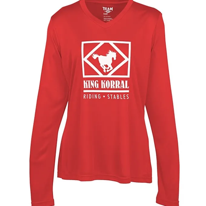Zone Performance Long Sleeve Tee - Ladies' - Screen