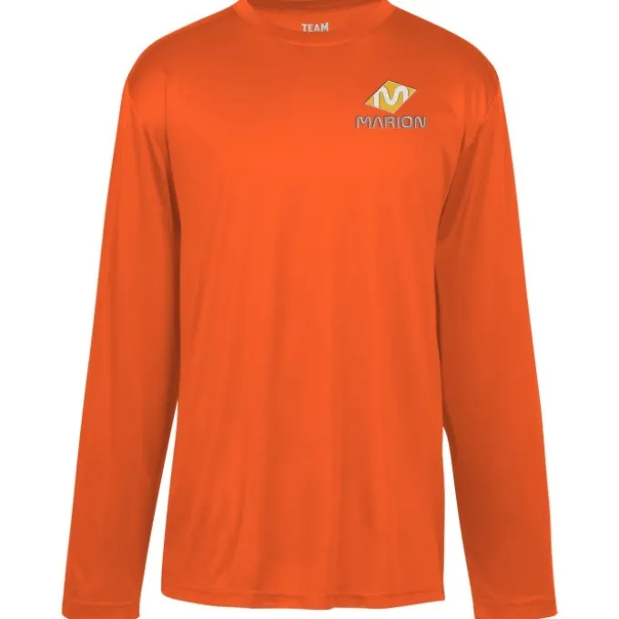 Zone Performance Long Sleeve Tee - Men's - Embroidered