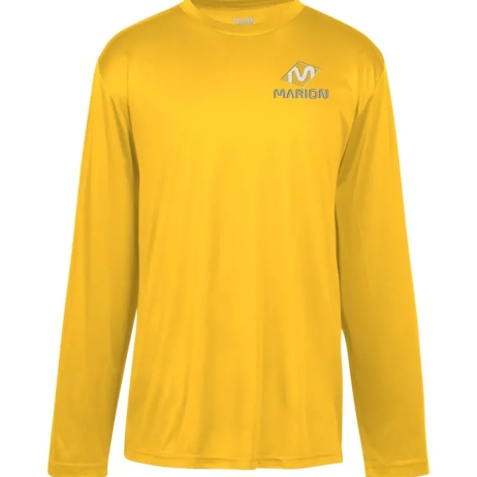Zone Performance Long Sleeve Tee - Men's - Embroidered