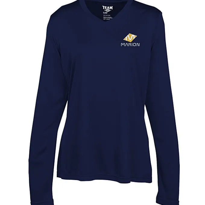 Zone Performance Long Sleeve Tee - Ladies' - Embroidered