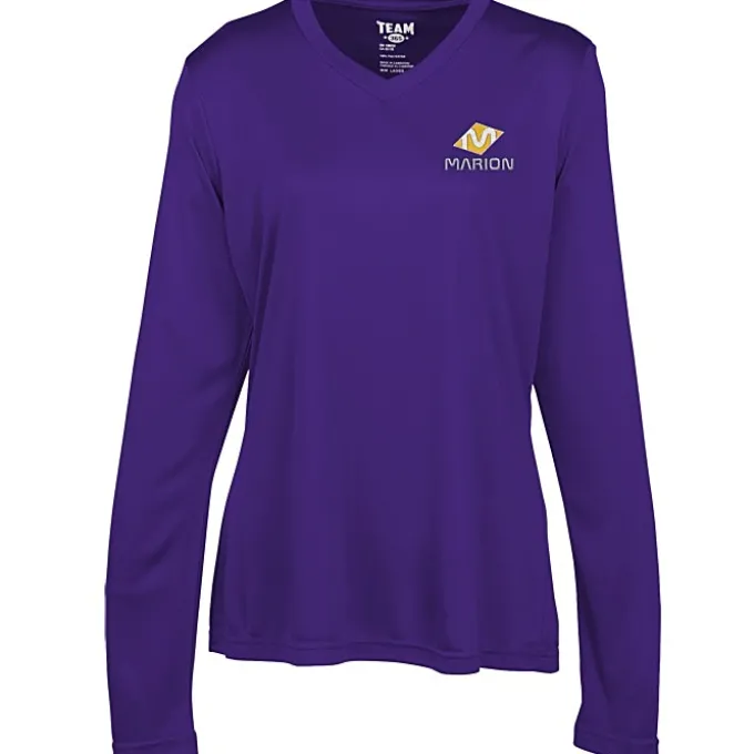 Zone Performance Long Sleeve Tee - Ladies' - Embroidered