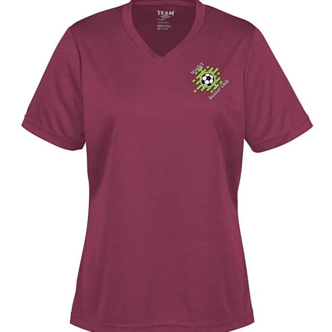 Zone Performance Tee - Ladies' - Heathers - Embroidered