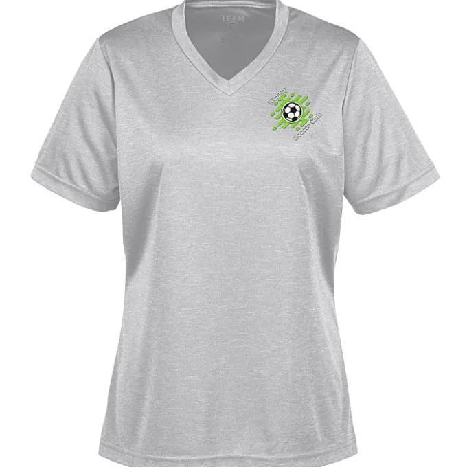 Zone Performance Tee - Ladies' - Heathers - Embroidered