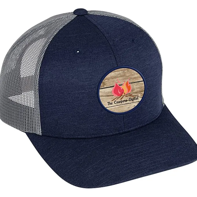 Zone Sonic Heather Trucker Cap - Full Color Patch - 24 hr