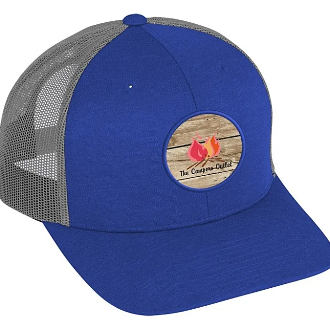 Zone Sonic Heather Trucker Cap - Full Color Patch - 24 hr