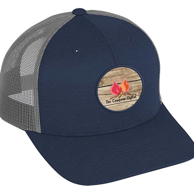 Zone Sonic Heather Trucker Cap - Full Color Patch - 24 hr